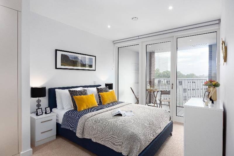 Two Bedroom Serviced Apartment With Balcony In Weymouth Building, Deacon Street ロンドン エクステリア 写真