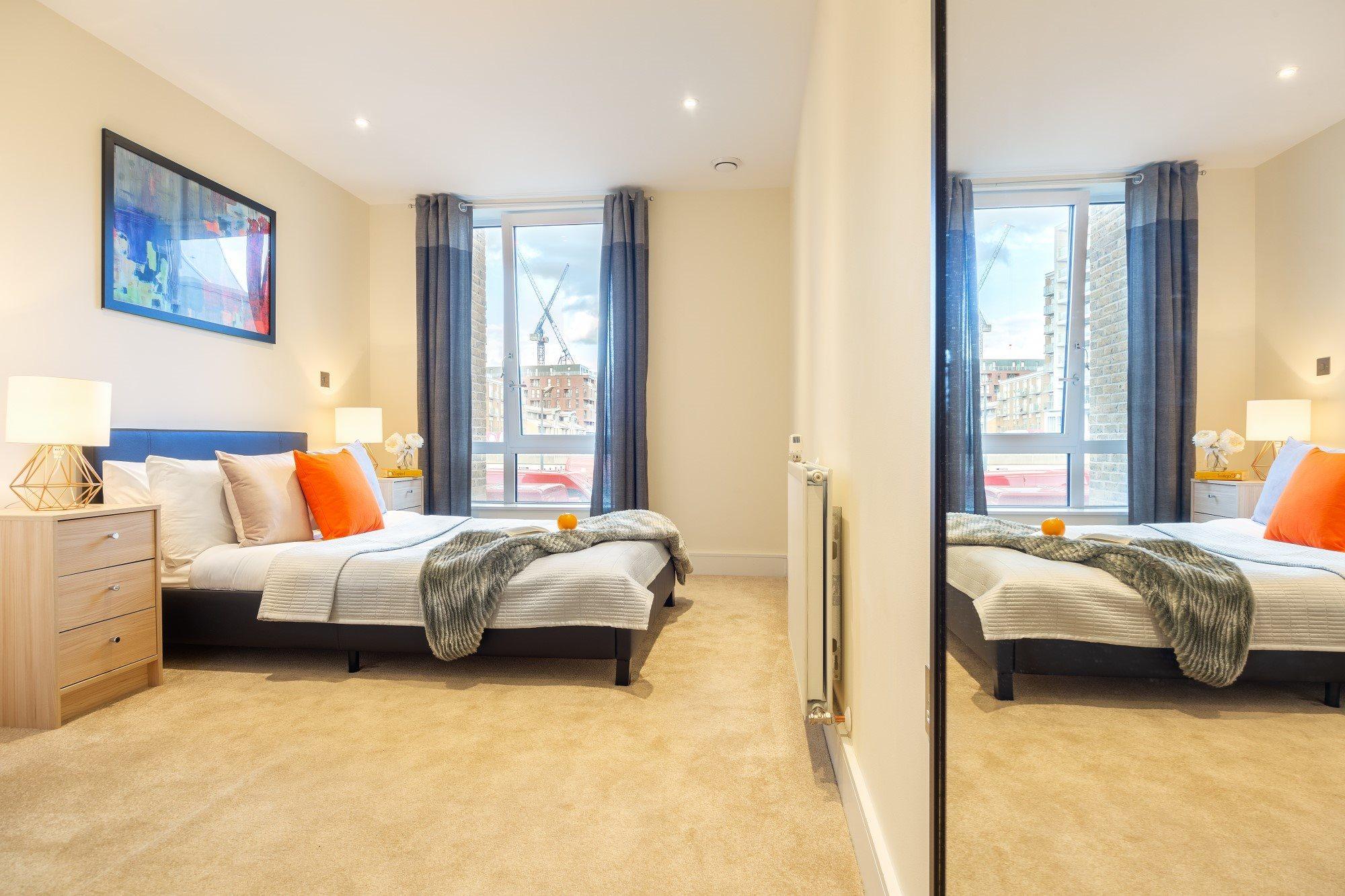 Two Bedroom Serviced Apartment With Balcony In Weymouth Building, Deacon Street ロンドン エクステリア 写真